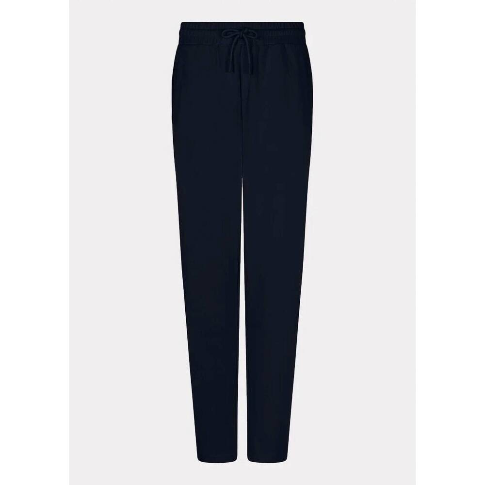 NEW ESQUALO women's crinkle trouser pants in modal black
